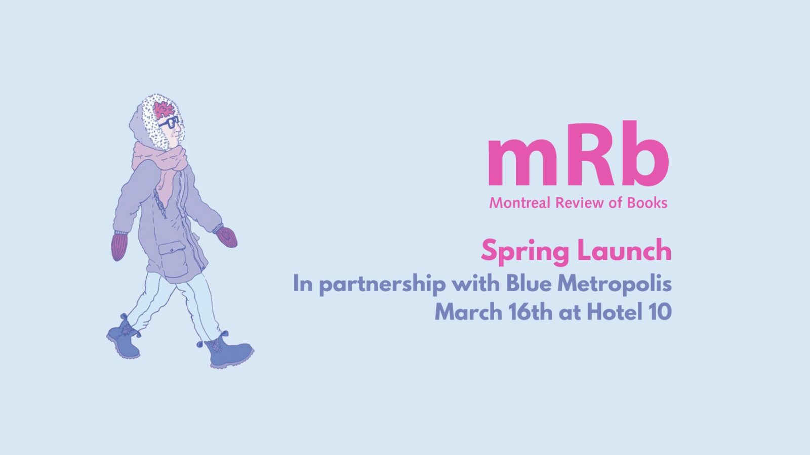 mRb Spring Issue Launch in partnership with Blue Metropolis