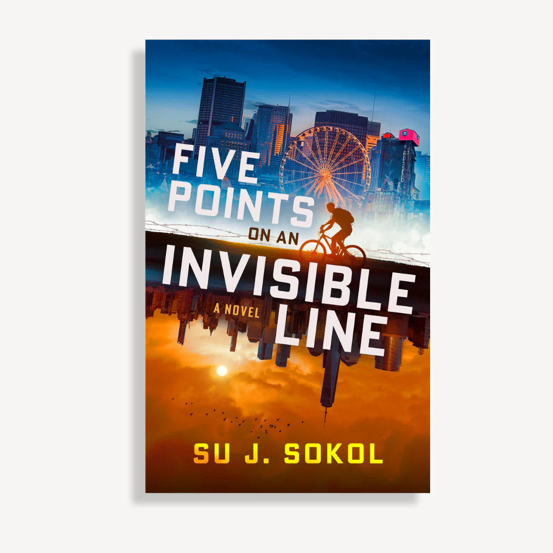 Five Points on an Invisible Line