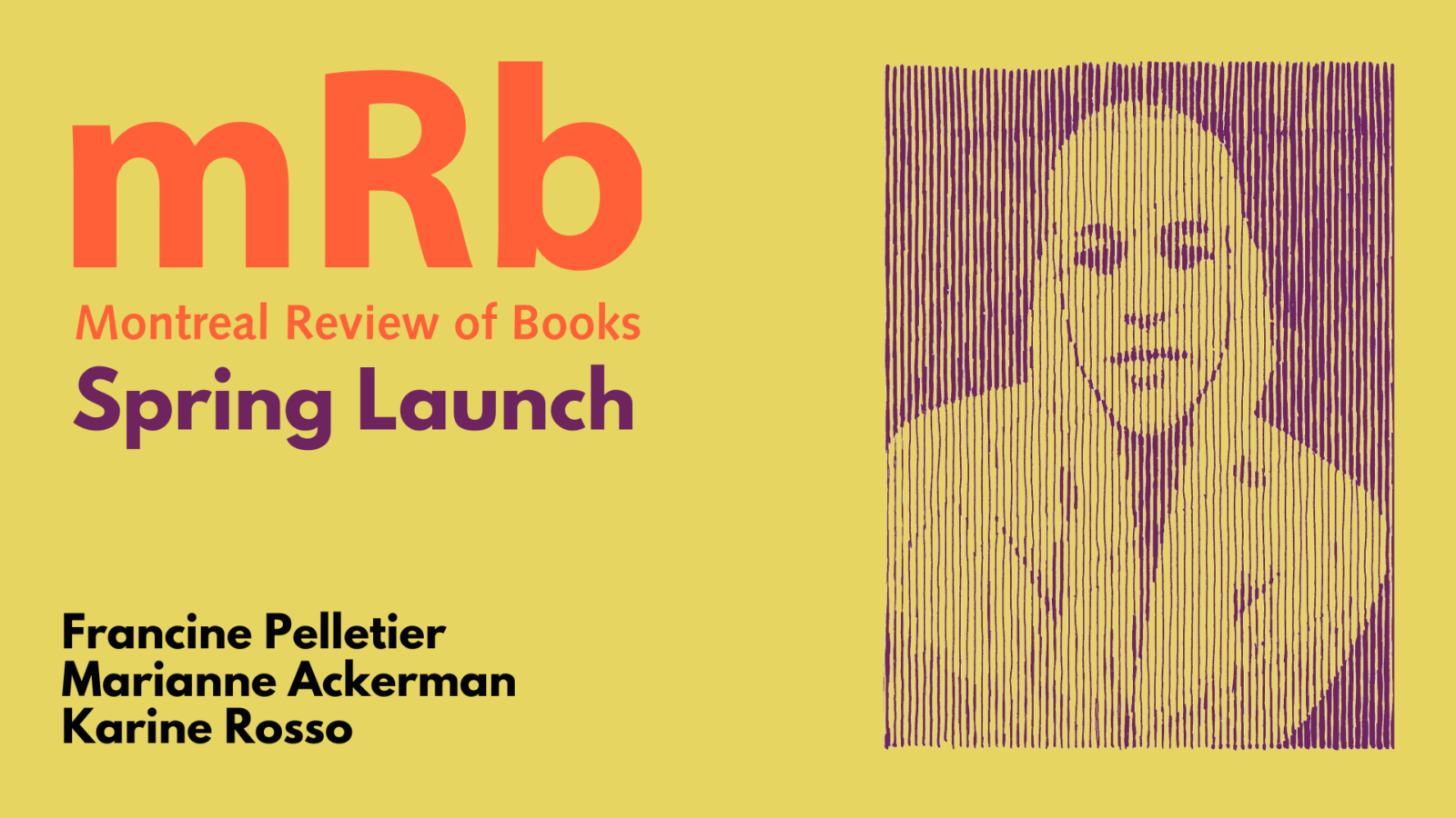 Montreal Review of Books Spring 2026 Launch