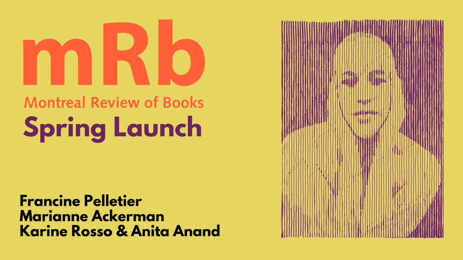 Montreal Review of Books Spring 2026 Launch